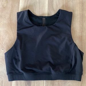 Lululemon Athletica Black crop top, size 6